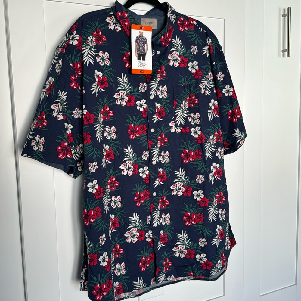 Jach’s N.Y. Hawaiian Button Up - Brand New - Mens XXL